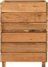 vidaXL Hochbeet 50x40x55 cm Teak Altholz und Stahl 47424 Bild 4