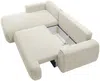 Vente-unique - MONELIA Sofa Stoff Beige - B 167 cm x H 81 cm x L 270 cm Bild 5