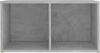vidaXL TV-Schrank Betongrau 72x35x36,5 cm Holzwerkstoff 805529 Bild 4