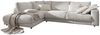 KAWOLA Sofa MADELINE Ecksofa Cord hellgrau Recamiere links 86 x 224 x 325 cm Bild 3