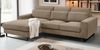 Sofa Valero in braun-beige Cord L-Form 276 cm Bild 1