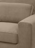 Sofa Valero in braun-beige Cord L-Form 276 cm Bild 3