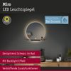 Paulmann 71091 LED Leuchtspiegel Miro IP44 Tunable White Schwarz 50cm 3000K Bild 2