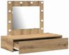 vidaXL Schminktisch mit Schubladen Braun 83 x 40 x 70 cm Holzwerkstoff 865234 Bild 4