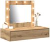 vidaXL Schminktisch mit Schubladen Braun 83 x 40 x 70 cm Holzwerkstoff 865234 Bild 3
