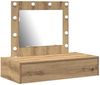 vidaXL Schminktisch mit Schubladen Braun 83 x 40 x 70 cm Holzwerkstoff 865234 Bild 2