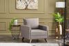 1-Sitzer-Sofa, 'Bella', 85 x 81 x 82, Braun Bild 3