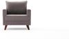 1-Sitzer-Sofa, 'Bella', 85 x 81 x 82, Braun Bild 5