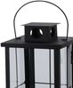 2tlg Metall XXL Laternen Set Schwarz Gartenlaterne Windlicht H58/45cm Bild 2