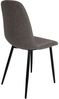 4er Set Esszimmerstühle Napier Stoff taupe Bild 5