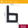 Paulmann 94651 Outdoor Solar LED Hausnummern Buchstabe B IP44 3000K Akku wechselbar Bild 4