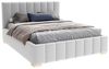 FDM Polsterbett Stauraumbett Bettgestell 90x200, 120x200, 140x200, 160x200, 180x200cm (MADE IN EU - mit hochwertigem Velours Bezug, Bettrahmen, Bett, Optional mit Matratze bestellbar, mit großen gepolsterten Kopfteil, mit Bettkasten zum aufklappen), Me... Bild 4