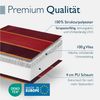 Beautissu Sitzauflage Premium Niedriglehner AuflageSun-NL, 100x50cm, RotGestreift, 8cm Dicke Gartenstuhlauflage mit Befestigung UV-Lichtechtheit 5 Bild 3