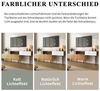 STILVORA Lowboard mit Klapptür,TV-Schrank TV-Lowboard in Holzoptik mit offene Regal (Wohnzimmermöbel, Fernsehschrank, 1 St, Holzoptik + Weiß matt, 130-220 Länge), mit verstellbarer Länge Bild 4