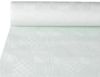 Papiertischtuch mit Damastprägung 10 m x 1,2 m weiss Bild 3