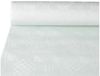 Papiertischtuch mit Damastprägung 10 m x 1,2 m weiss Bild 1
