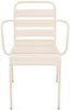 Vente-unique - MIRMANDE Garden dining set Metall Beige - B 59 cm x H 79 cm x L 56 cm Bild 3
