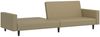 vidaXL Schlafsofa 2-Sitzer Cappuccino-Braun Kunstleder 375954 Bild 4