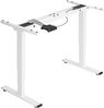 tectake Tischgestell Schreibtischgestell Twain höhenverstellbar 110-168x60x60-125cm (1-St, 1 tlg), Flexibler Tischrahmen in moderner Optik Bild 4