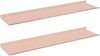 vidaXL Schwebendes Regal 2 pcs Rosa 80 x 18 x 2,5 cm Stahl 8004034 Bild 2