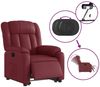 vidaXL Relaxsessel mit Aufstehhilfe Elektrisch Weinrot Kunstleder 3205282 Bild 5