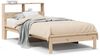 vidaXL Massivholzbett mit Regal ohne Matratze 90x200 cm Kiefer 855720 Bild 2