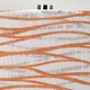 Elstead Lighting Milo Tischleuchte 1-Light Nickel Weiß Stoffschirm gemustert orange 69cm Bild 2