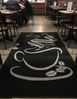 Vimoda Teppich Küchenteppich, Trendiger Kaffee Teppich in Schwarz, Grau & Braun, Rechteckig, Höhe: 5 mm, Küchenteppiche, Cappuccino, Kaffee, Tasse, Esszimmer, Küche Bild 4
