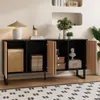 Sideboard, Mehrzweckschrank mit Türen, Wohnzimmerschrank, Aufbewahrungsschrank, Küchenbuffet, Küchenschrank Bild 5