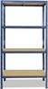 shelfplaza HOME 180x23x45 cm Schwerlastregal in blau mit 4 Böden und 175 kg Traglast pro Boden Bild 5