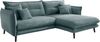 Home affaire Ecksofa Lazio modern und bequem, schmale Armlehnen, tolle Detailverarbeitung, zwei verschiedene Fußfarben wählbar Bild 3