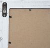 Wandgarderobe HWC-C51, Garderobe Kreidetafel Wandtafel, 5 Haken 55x34cm ~ weiß, shabby Bild 5