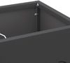vidaXL Sonnenschirmhalter Schwarz 15,5 x 15,5 x 49 cm Metall 868488 Bild 5