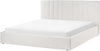 Bett mit Stauraum Stoff TARASCON 180 x 200 cm Hellbeige Bild 5