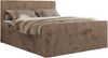 Boxspringbett, Doppelbett mit zwei Bettkästen und hohem Kopfteil aus Cordstoff - TILIANO DUO - 160 x 200 cm - Braun Cord - H4 Bild 5