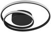 LED Deckenleuchte schwarz , RIng Design, dimmbar, 39 cm, ZIBAL Bild 5