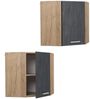 Eckhängeschrank R-Line Schwarz Beton 57 cm Vicco Bild 5