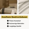 Seralino Bettwäsche Mako Satin Bettwäsche (100% Bio Baumwolle) mit Kissenbezug, 2 teilig, Fairtrade/ GOTS zertifiziert, uni Bettwäsche Set mit Reißverschluss Bild 2