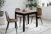 Finori Capri 81B Esstisch, Dekor Artisan Oak / schwarz | Maße ca. (B/H/T): 90 x 76 x 67 cm Bild 4