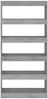 vidaXL Bücherregal/Raumteiler Grau Sonoma 80x30x166 cm Holzwerkstoff 813624 Bild 5
