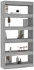 vidaXL Bücherregal/Raumteiler Grau Sonoma 80x30x166 cm Holzwerkstoff 813624 Bild 4