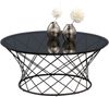 HomeTrends4You Noa Couchtisch, Metall, Schwarz, 80 x 80 x 35 cm Bild 2