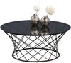 HomeTrends4You Noa Couchtisch, Metall, Schwarz, 80 x 80 x 35 cm Bild 4
