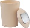 kela 'Marta' Kosmetikeimer, Deckel abnehmbar, Kunststoff, 5 Liter, Creme Bild 3