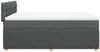 vidaXL Boxspringbett mit Matratze Dunkelgrau 140x190 cm Stoff 3287459 Bild 5