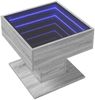 vidaXL LED-Couchtisch Grau Sonoma 50x50x45 cm Holzwerkstoff 847530 Bild 3
