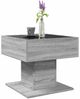 vidaXL LED-Couchtisch Grau Sonoma 50x50x45 cm Holzwerkstoff 847530 Bild 5