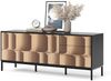 Vicco 'Eliza' Lowboard, mit 3 Schubladen, Holz Schwarz/Eiche, 60 x 40 x 150 cm Bild 5