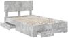 vidaXL Bettrahmen mit Kopfteil Beton Grau 120 x 200 cm Holzwerkstoff 3412394 Bild 5