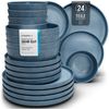 PURE LIVING INTERIOR DESIGN Geschirr-Set 6 Pers. 24-tlg - Hochwertiges Steingut Geschirrset - Tafelservice (24-tlg), 6 Personen, Steingut, Geschirr Set - Schüssel- und Teller Set Bild 4